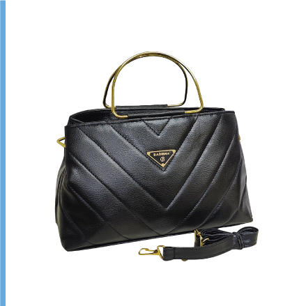 Descent Leather Bag for Girls and Women black