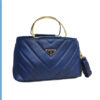 Descent Leather Bag for Girls and Women blue