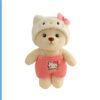 Pink Dressed Cute Teddy Bear Tales Stuffed Toy